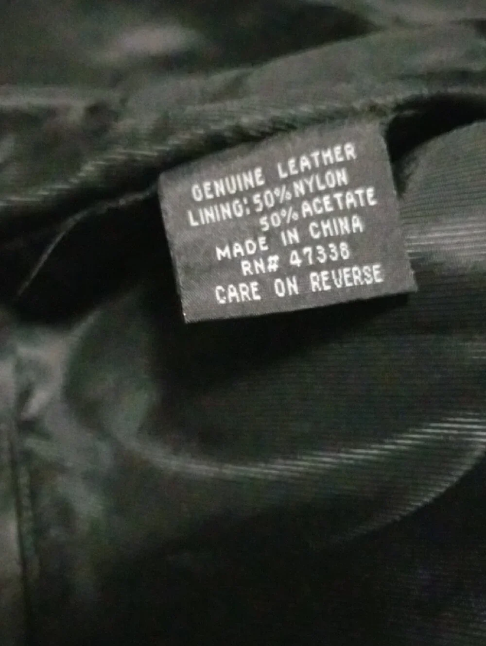 Jones New York Black Leather Blazer Jacket